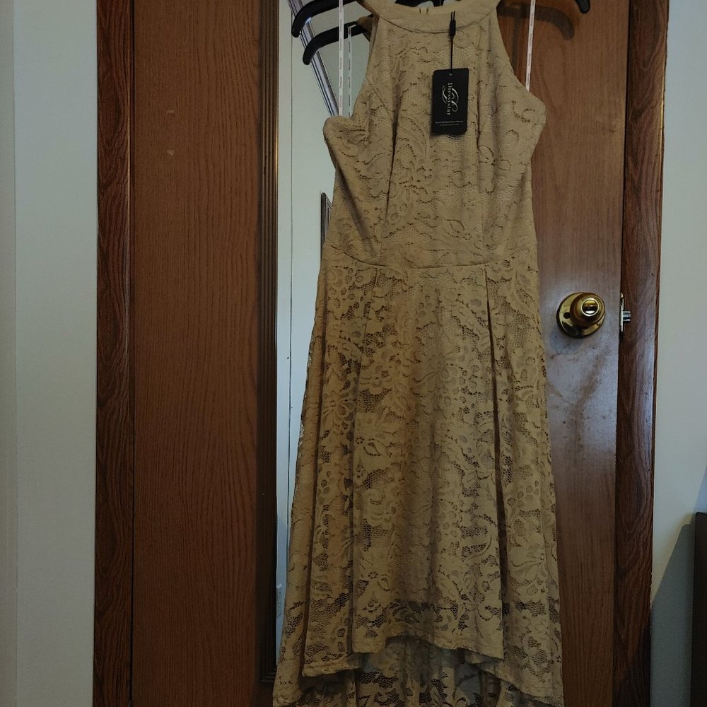 Lace High Low Dress